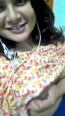 Bangladeshi GF Topless Showing Her Tits