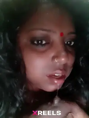 Busty Bengali Milf Sucks Her Big Boobs