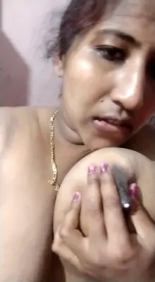 Milking Big Boobs Horny MILF Masturbating