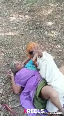 Rajasthani Old Couple Fucks Outdoors