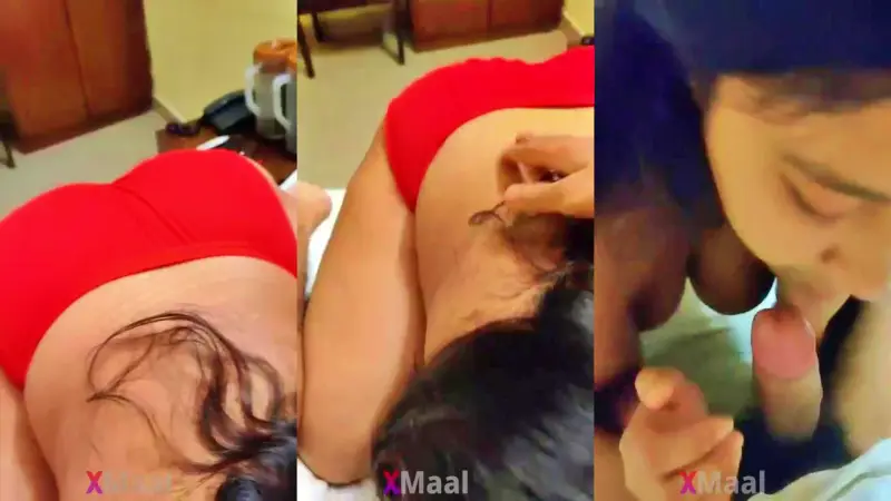 Collage Girlfriend Blowjob Her BF
